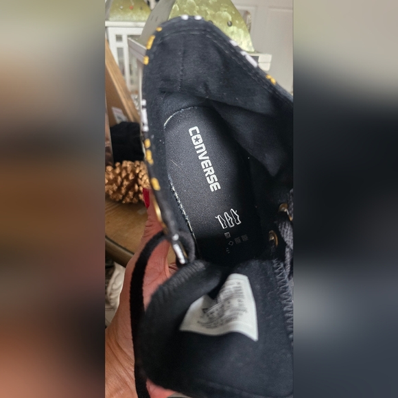 Converse Chuck Taylor all starts high black with heart - Picture 4 of 17